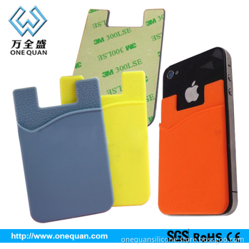 Silicon Smart phone card sets Purse Wallet For Womens
